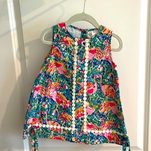 Size 3 toddler shift in the style of Lilly Pulitzer